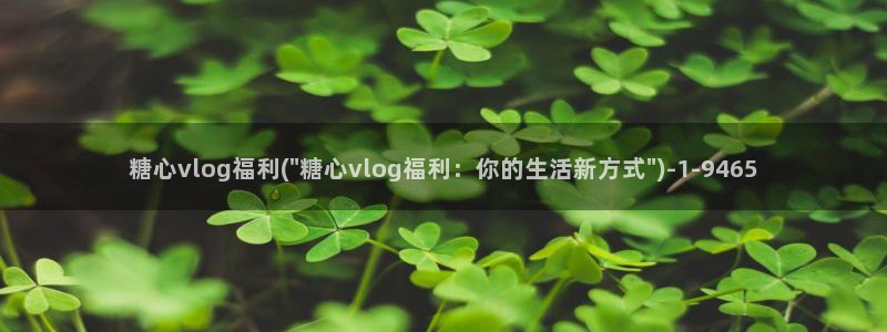 糖心vlog过期米线线:糖心vlog福利