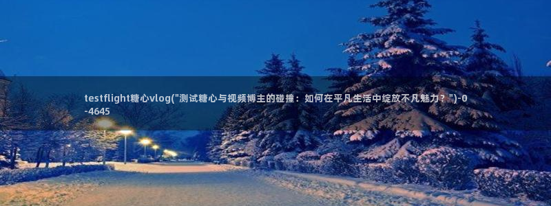 糖心vlog咋样:testflight糖